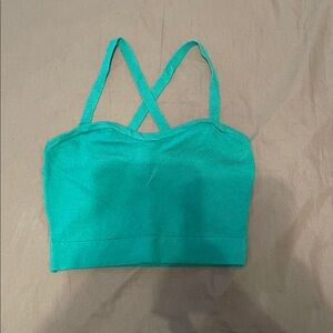 American Apparel Teal Crop Top